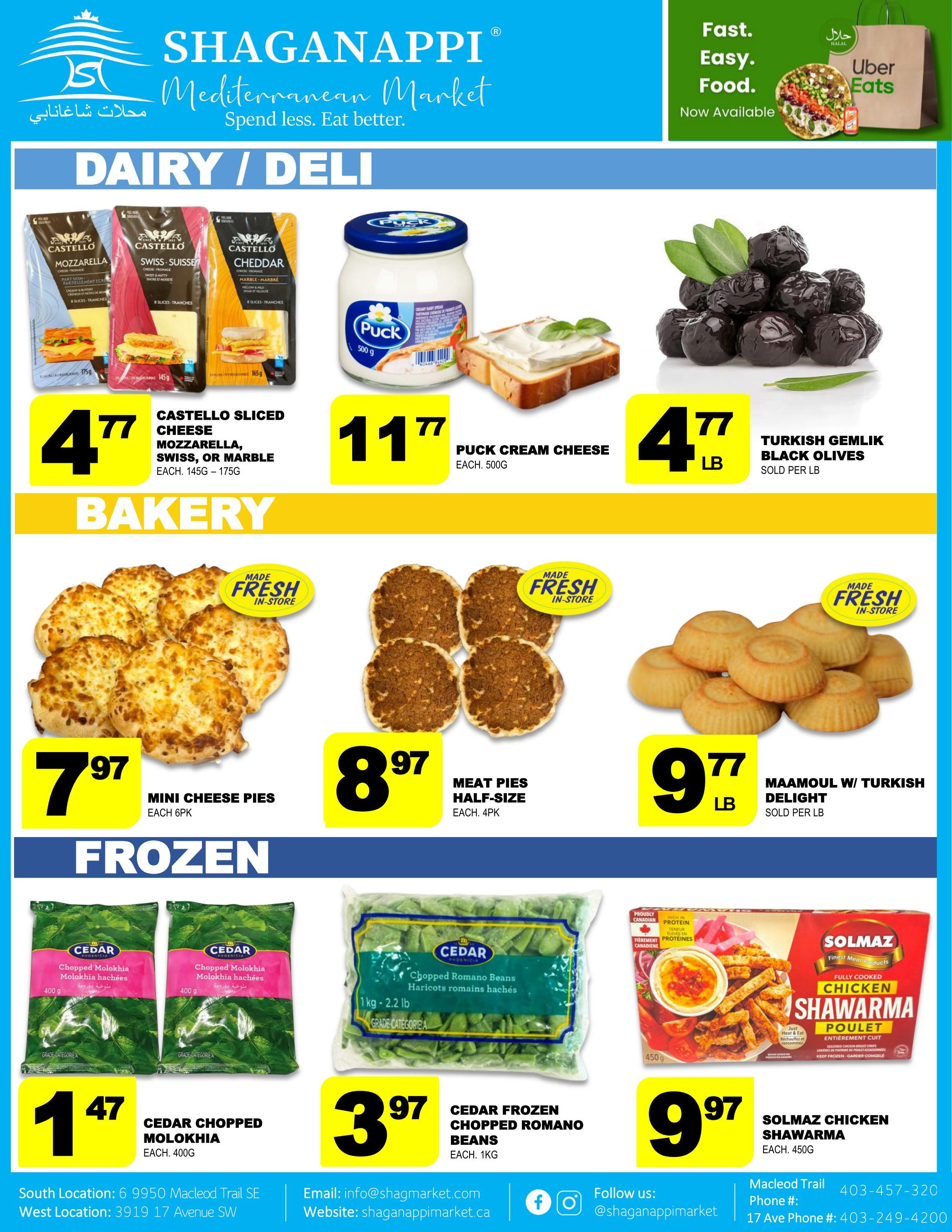 Shaganappi Mediterranean Market Flyer June 4 to 10