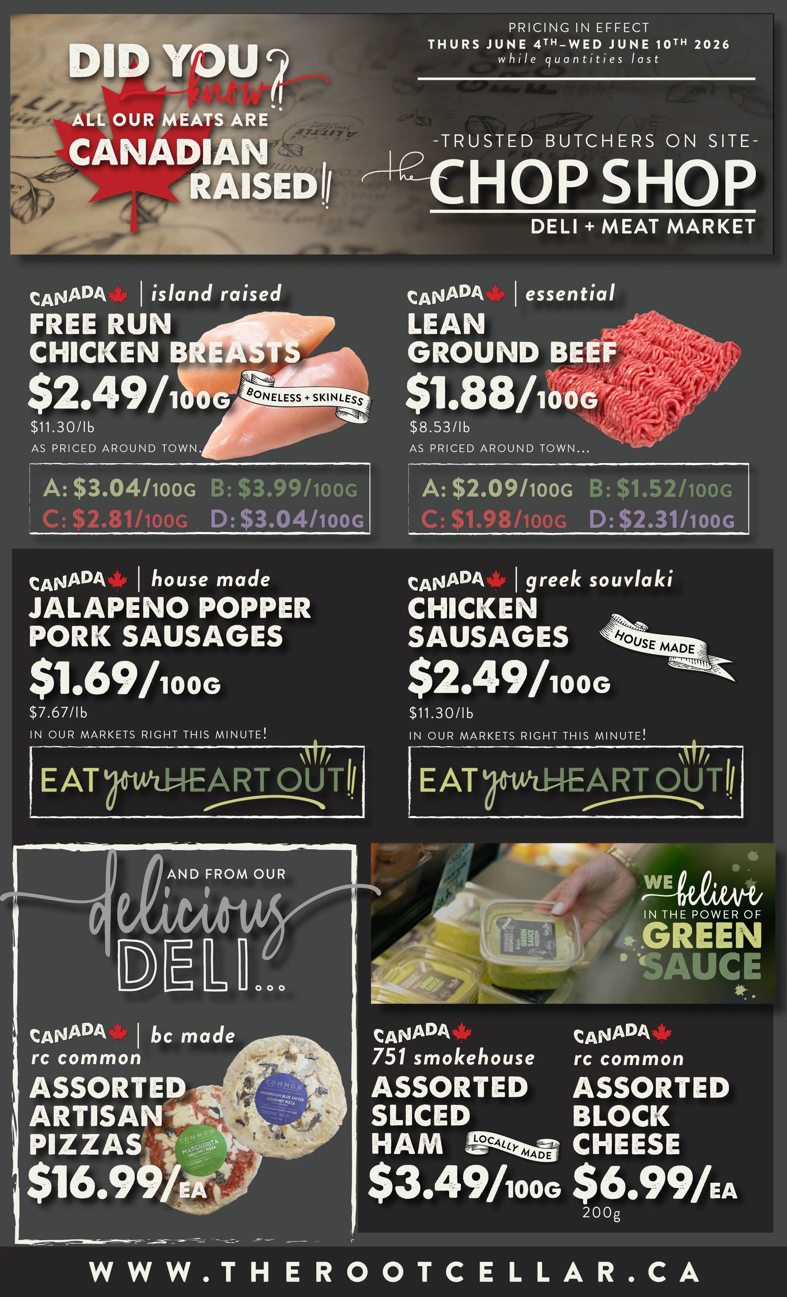 The Root Cellar Flyer June 4 to 10