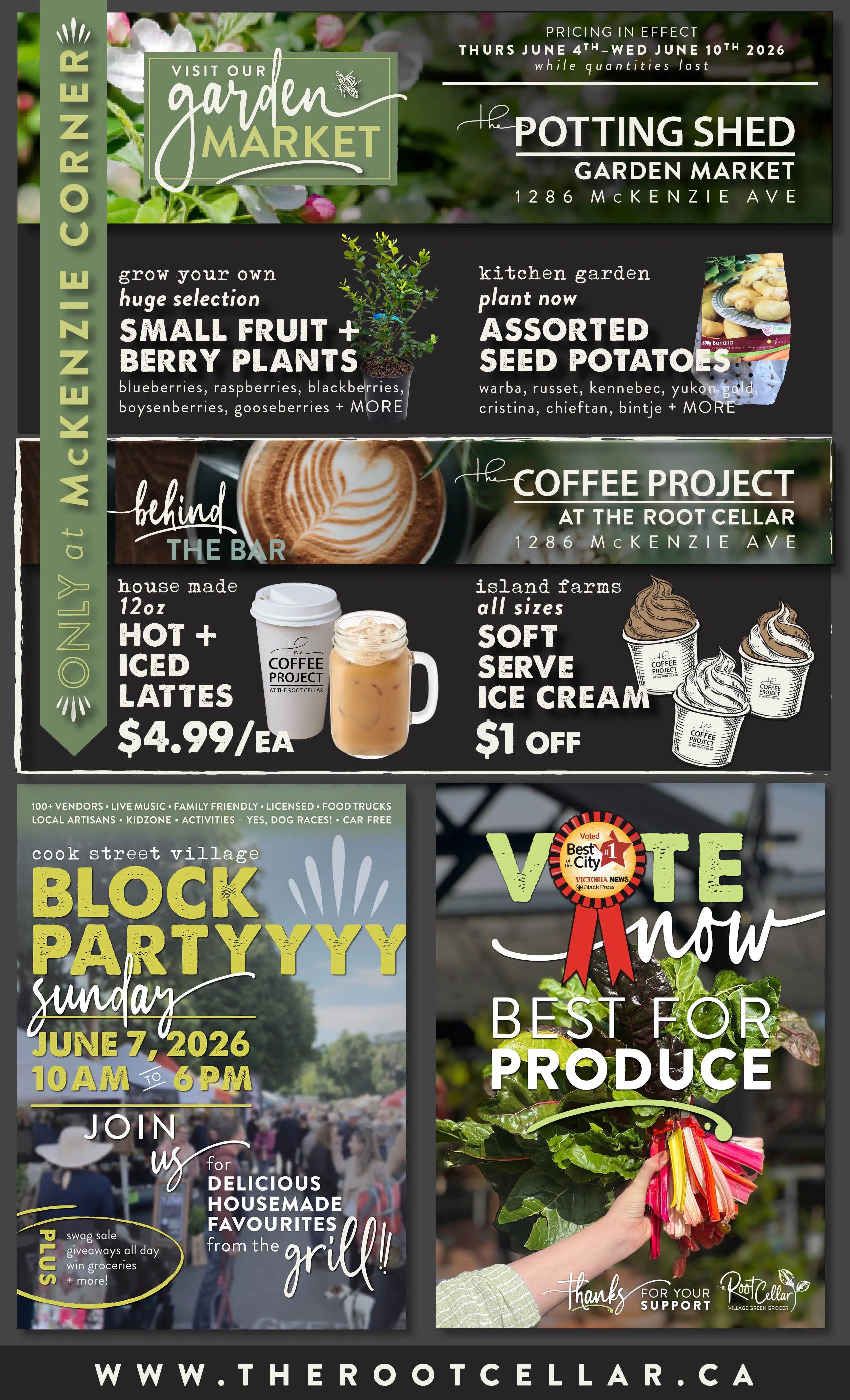 The Root Cellar Flyer June 4 to 10