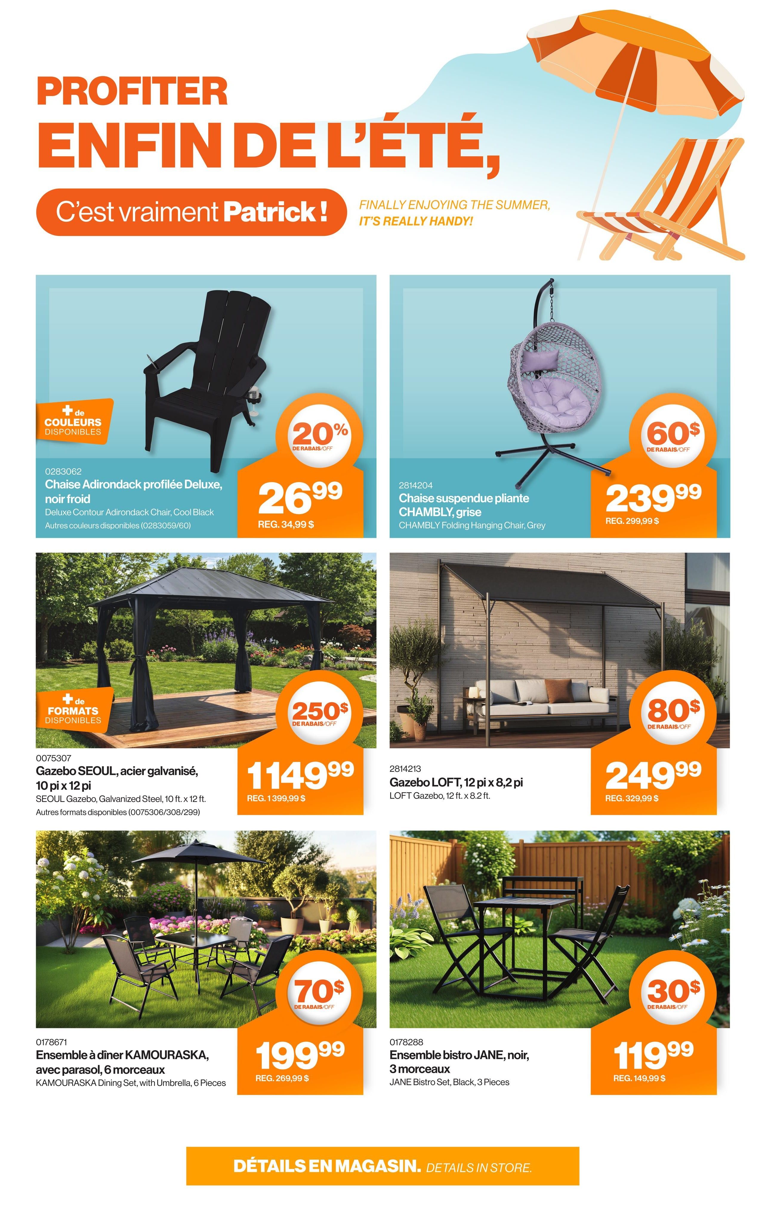 Patrick Morin Flyer June 4 to 10