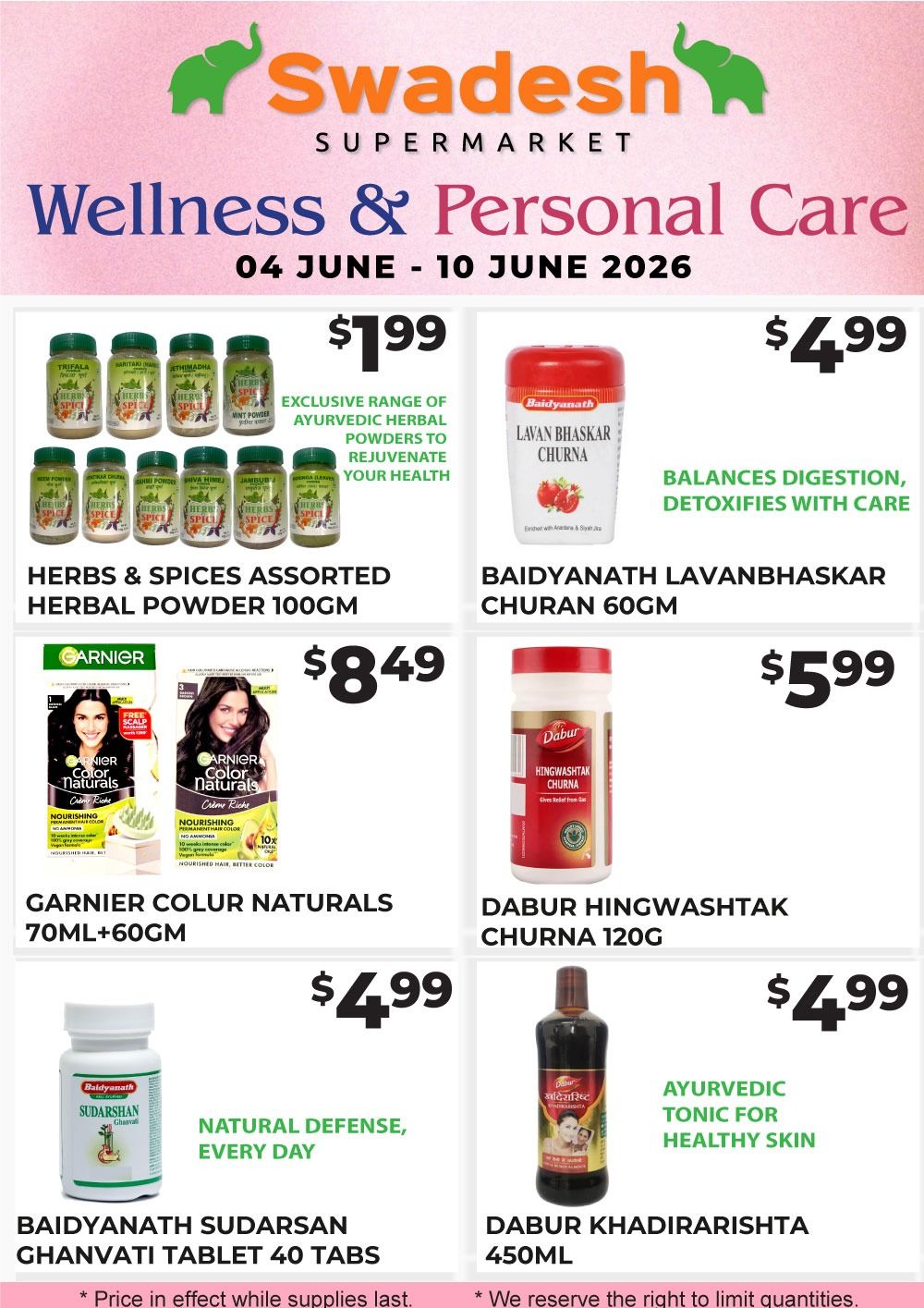 Swadesh Supermarket Flyer June 4 to 10