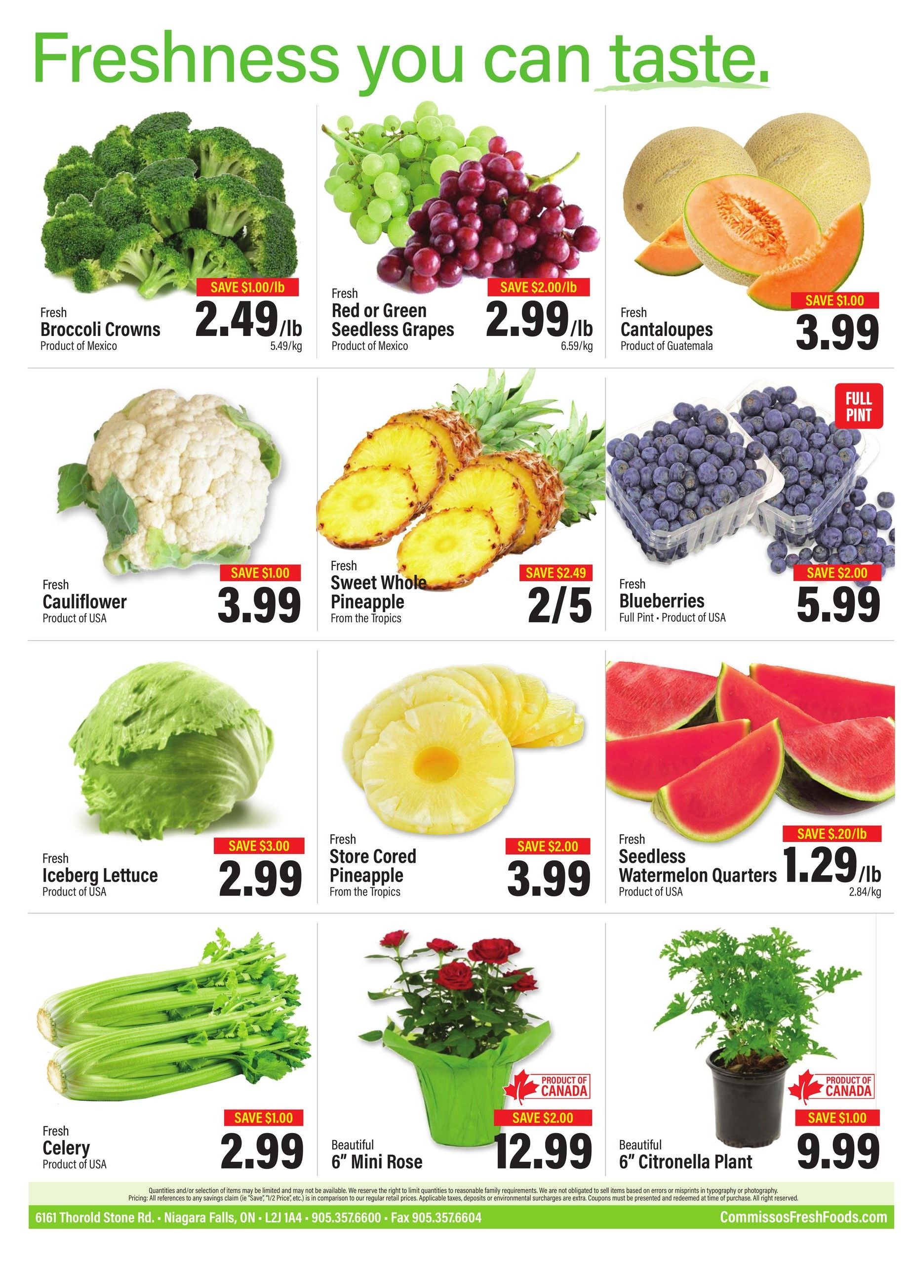 Commisso's Fresh Foods Flyer June 5 to 11
