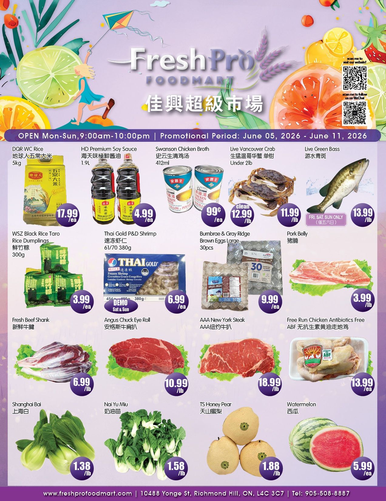 FreshPro Foodmart (Richmond Hill) Flyer June 5 to 11
