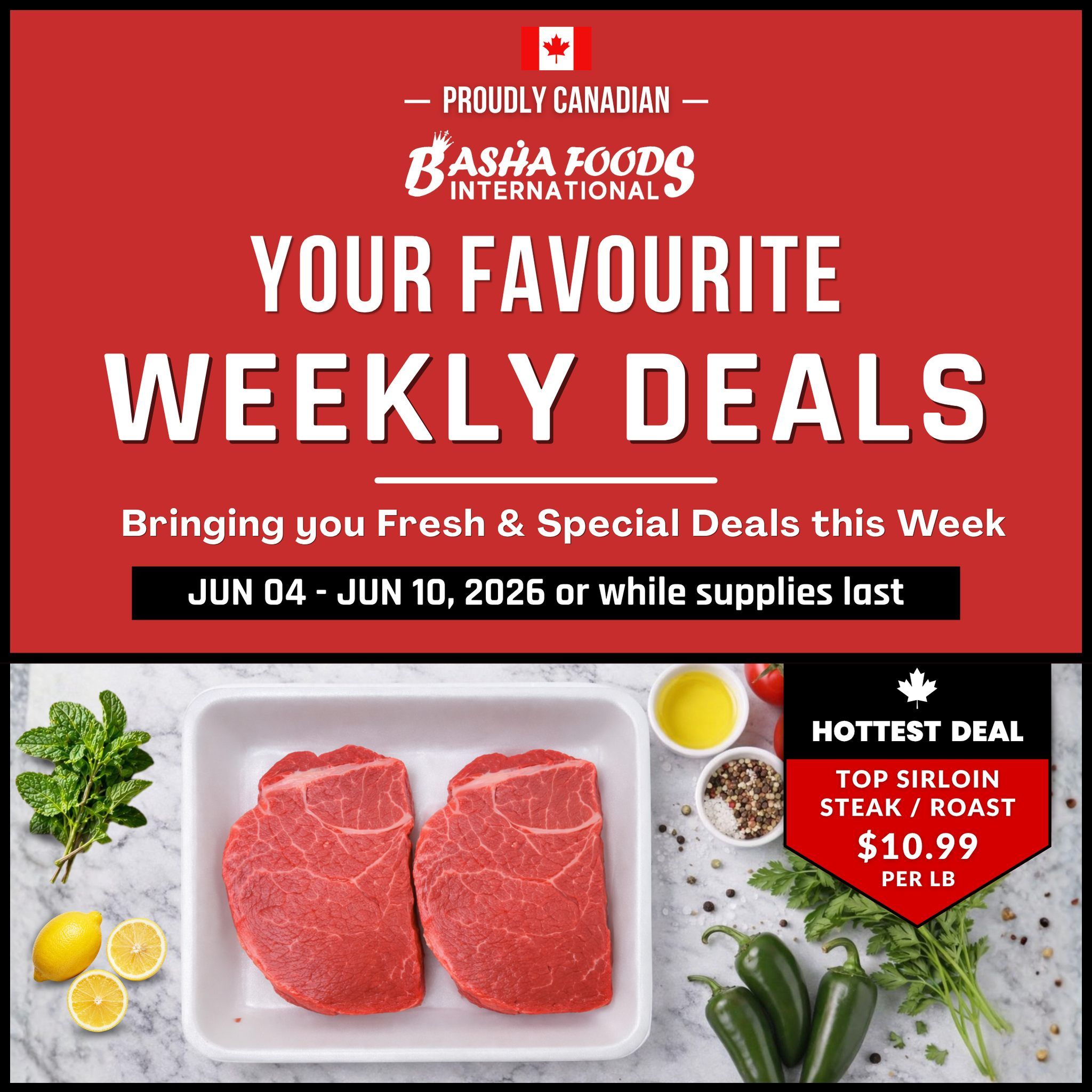 Basha Foods International Flyer June 4 to 10