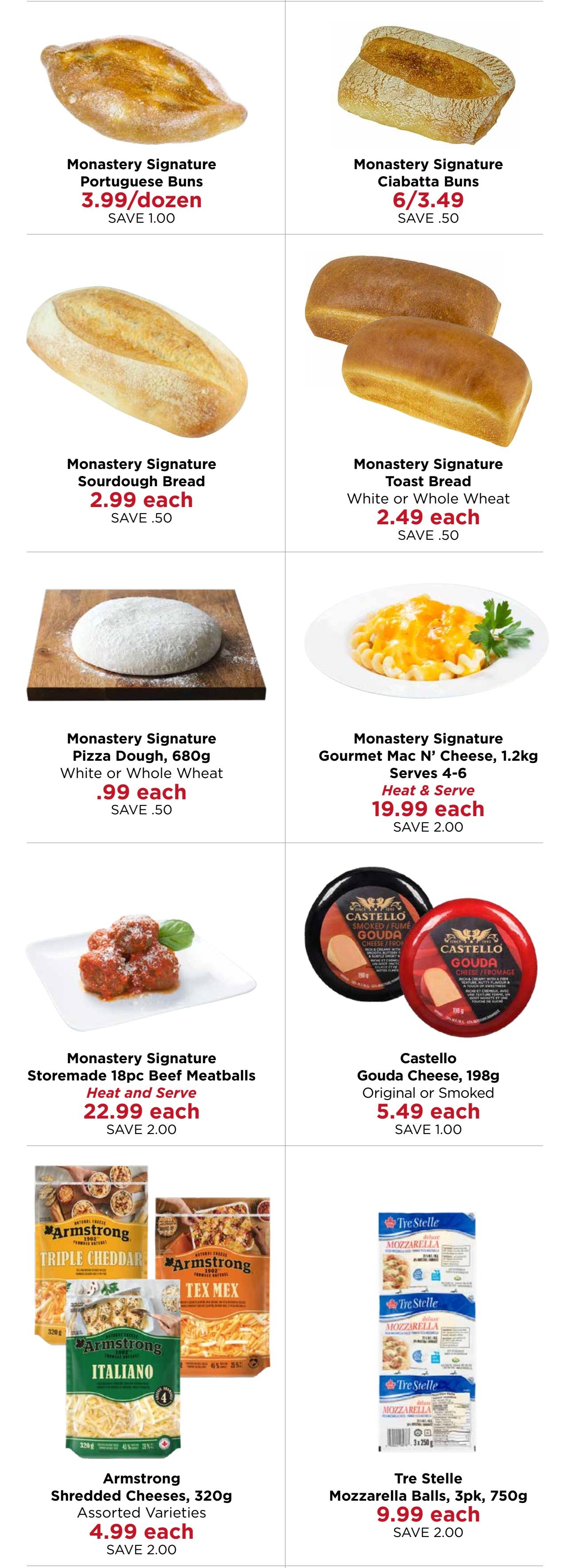 Monastery Bakery Flyer June 4 to 17