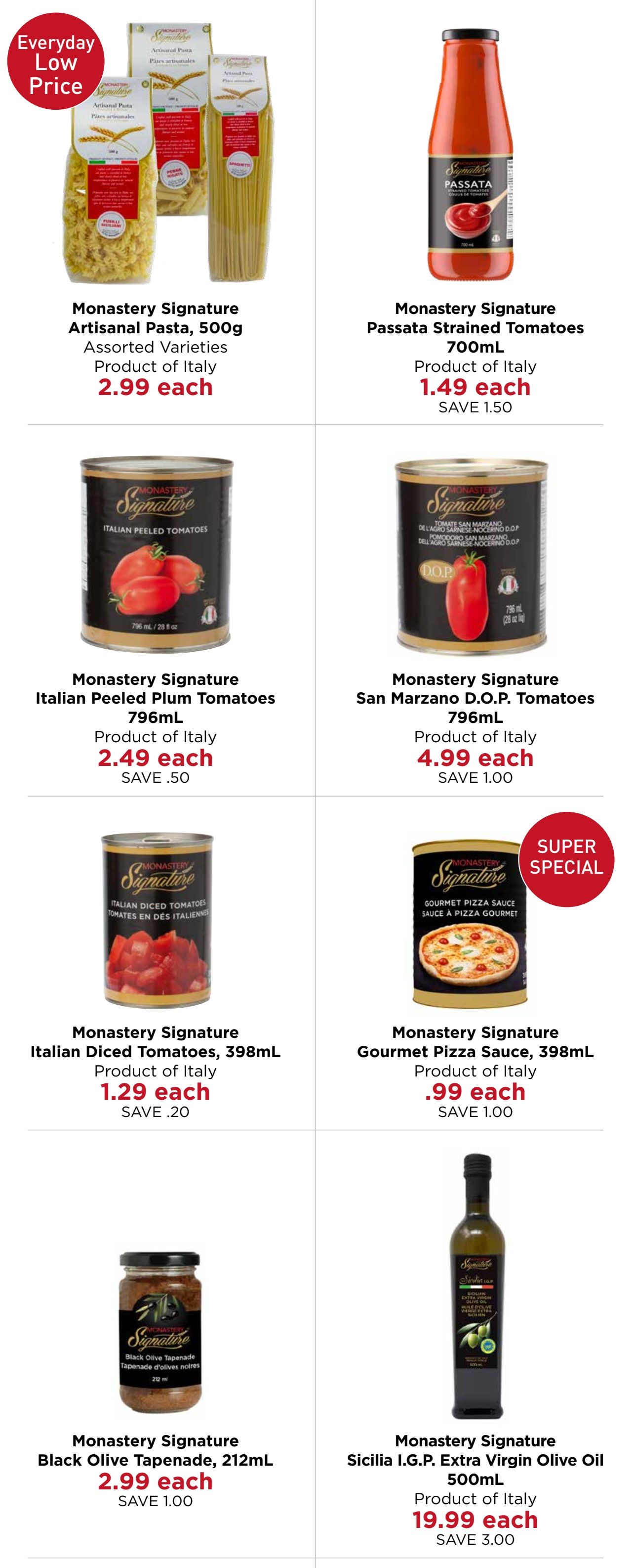 Monastery Bakery Flyer June 4 to 17