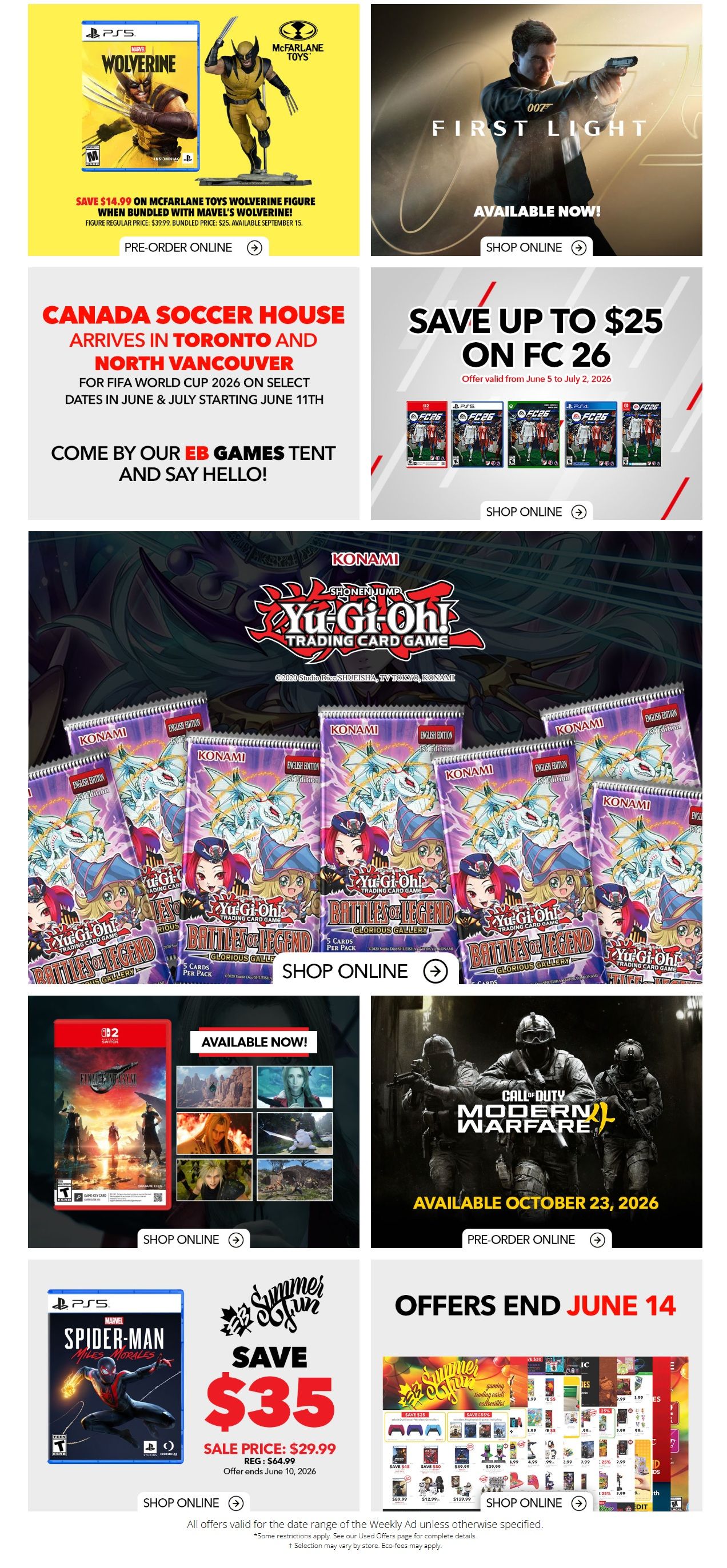 EB Games Flyer June 4 to 10