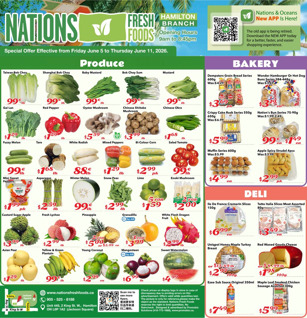 Nations Fresh Foods (Hamilton) Flyer June 5 to 11