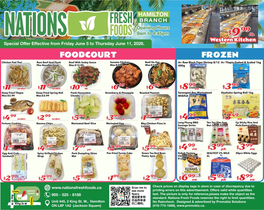 Nations Fresh Foods (Hamilton) Flyer June 5 to 11