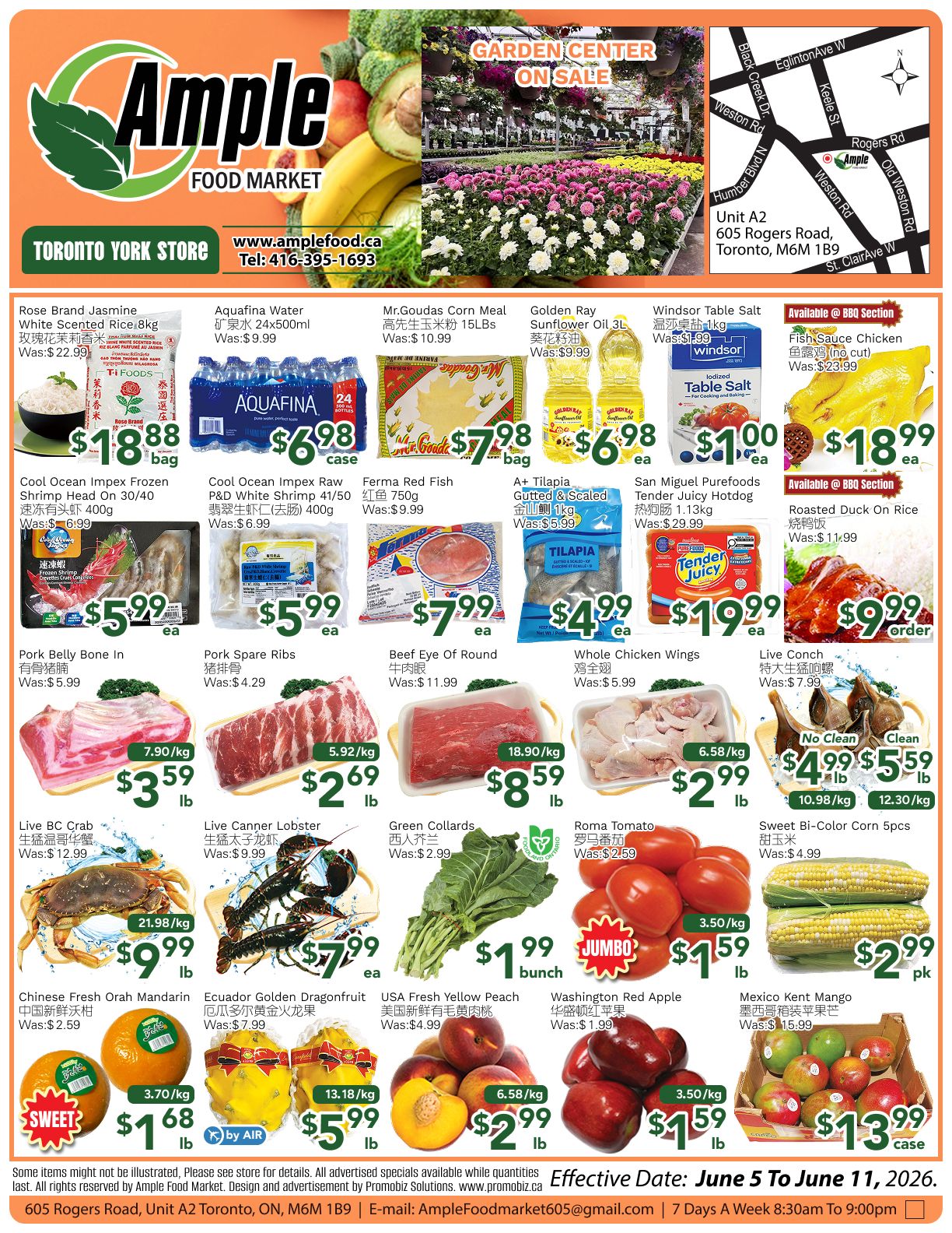 Ample Food Market (North York) Flyer June 5 to 11