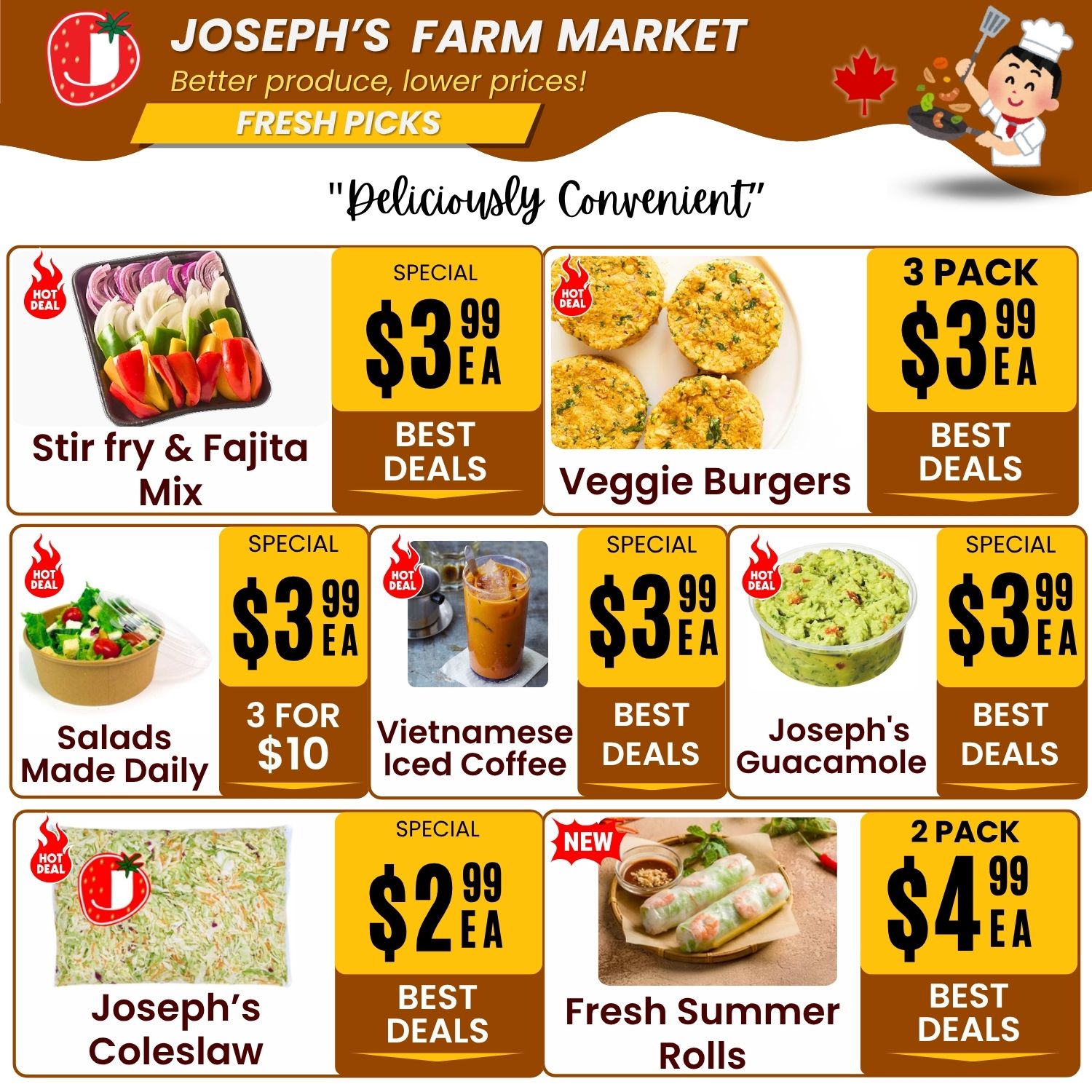 Joseph's Farm Market Flyer June 5 to 10