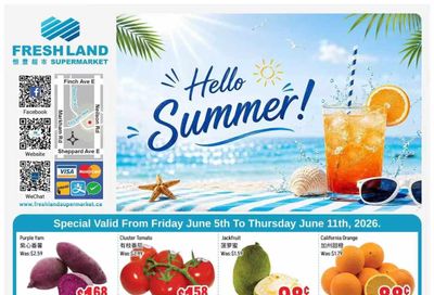 FreshLand Supermarket Flyer June 5 to 11