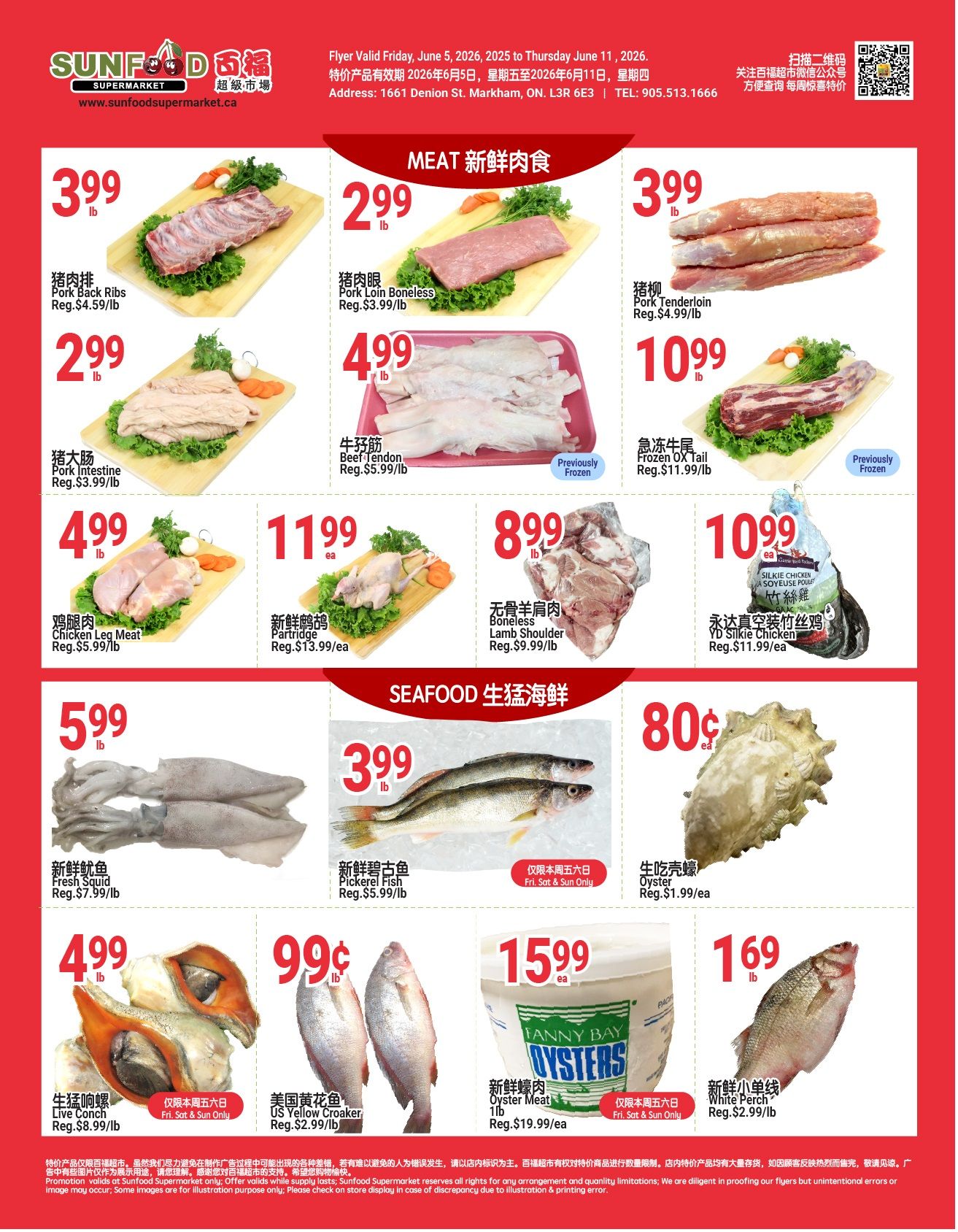 Sunfood Supermarket Flyer June 5 to 11