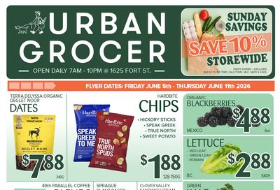 Urban Grocer Flyer June 5 to 11