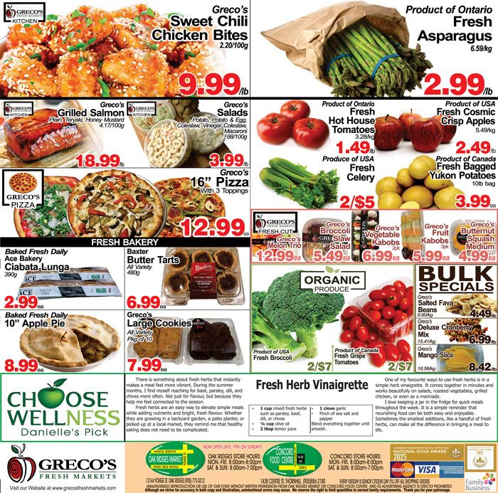 Greco's Fresh Market Flyer June 5 to 18