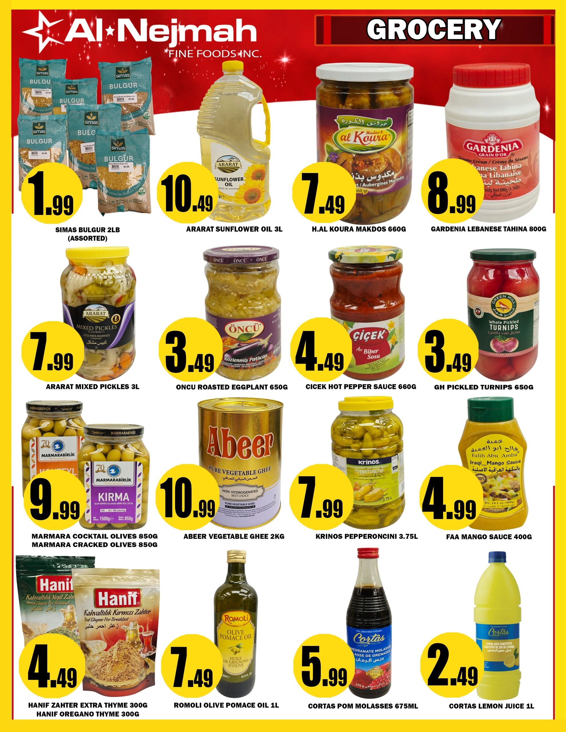 Alnejmah Fine Foods Inc. Flyer June 5 to 11