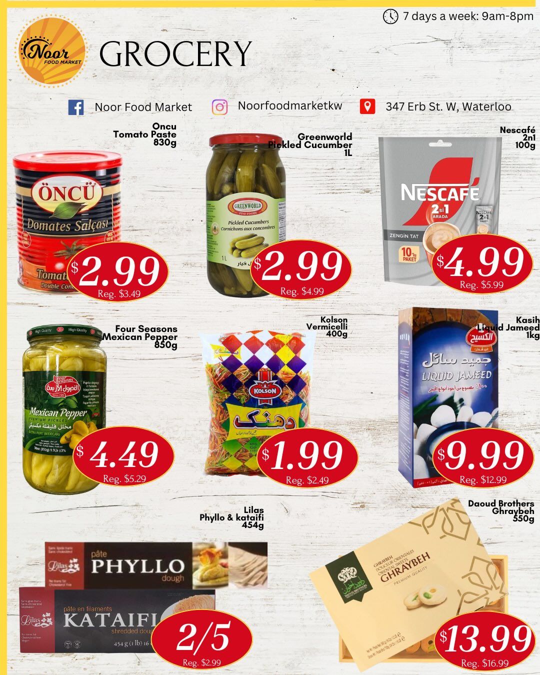 Noor Food Market Flyer June 5 to 11