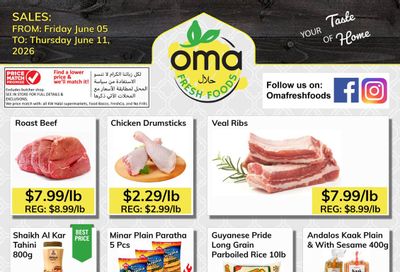 Oma Fresh Foods Flyer June 5 to 11