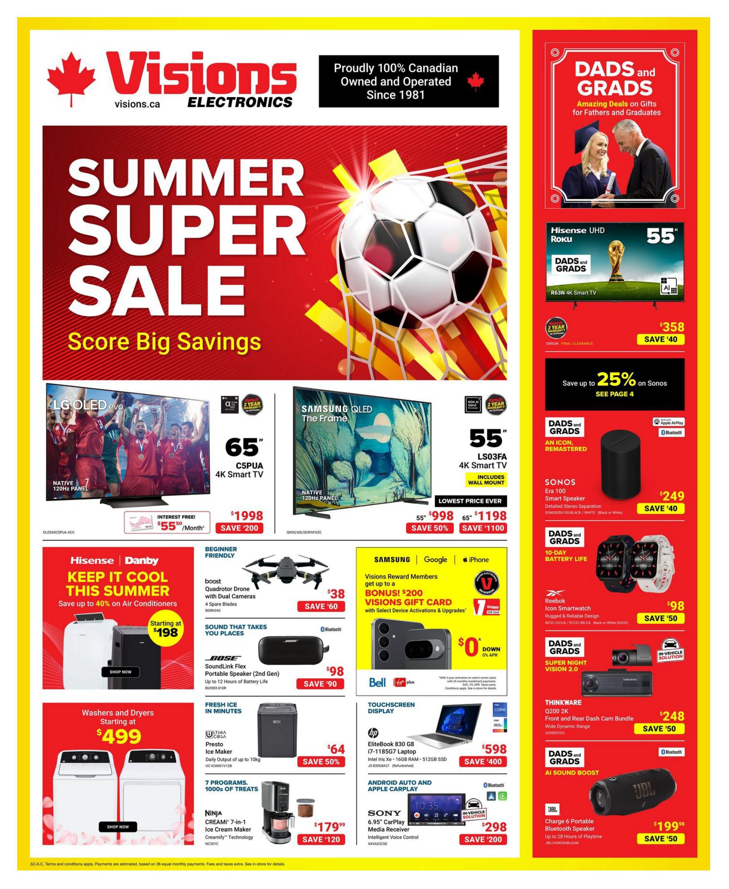 Visions Electronics Flyer June 5 to 11