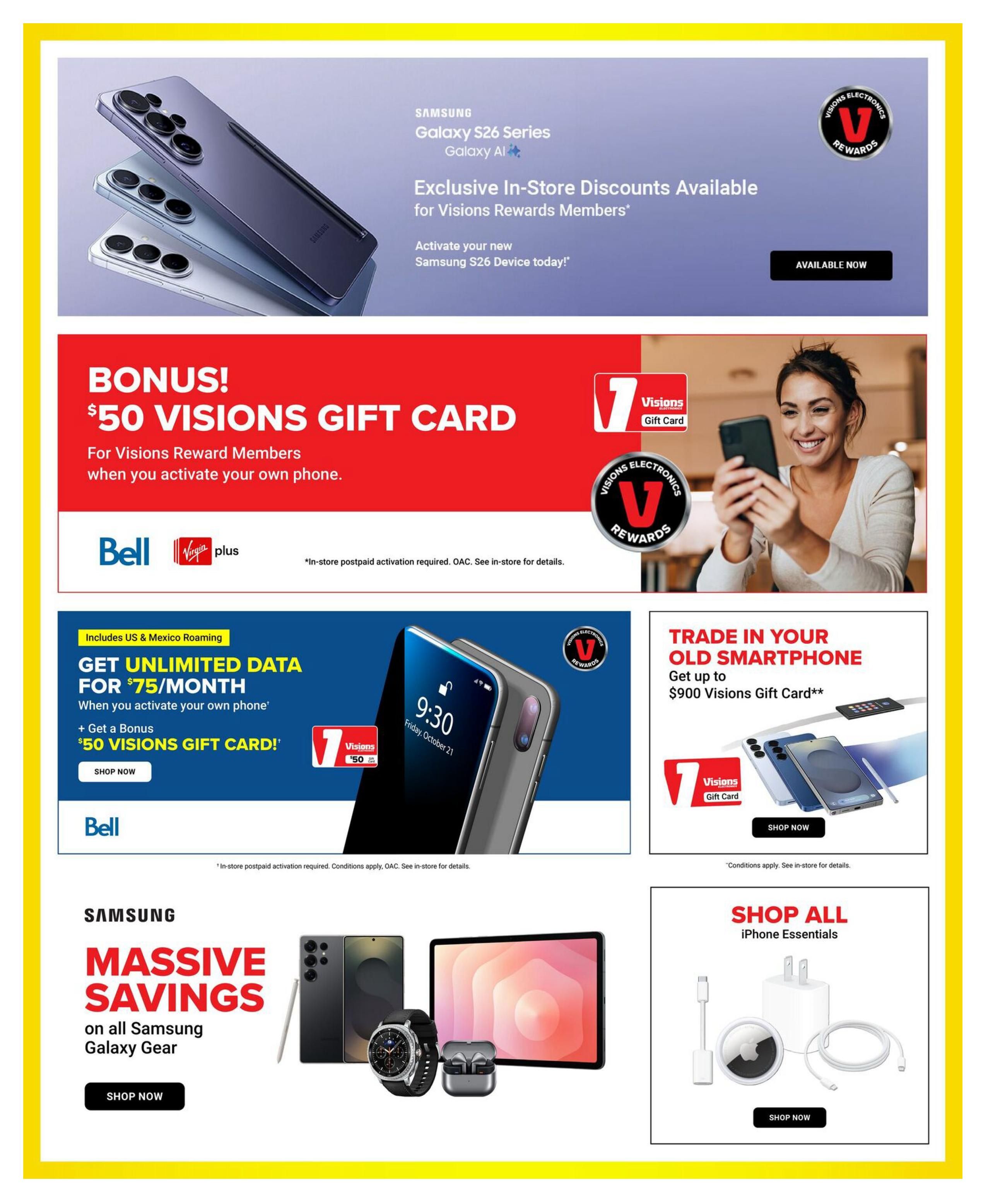 Visions Electronics Flyer June 5 to 11