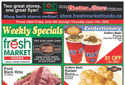 Fresh Market Foods Flyer June 5 to 11