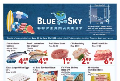 Blue Sky Supermarket (Pickering) Flyer June 5 to 11 
