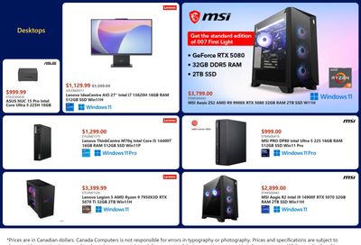 Canada Computers Flyer June 5 to 11