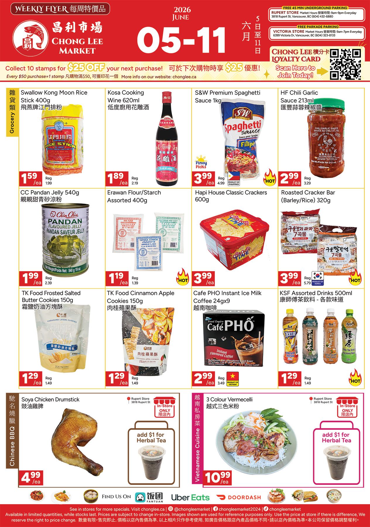 Chong Lee Market Flyer June 5 to 11