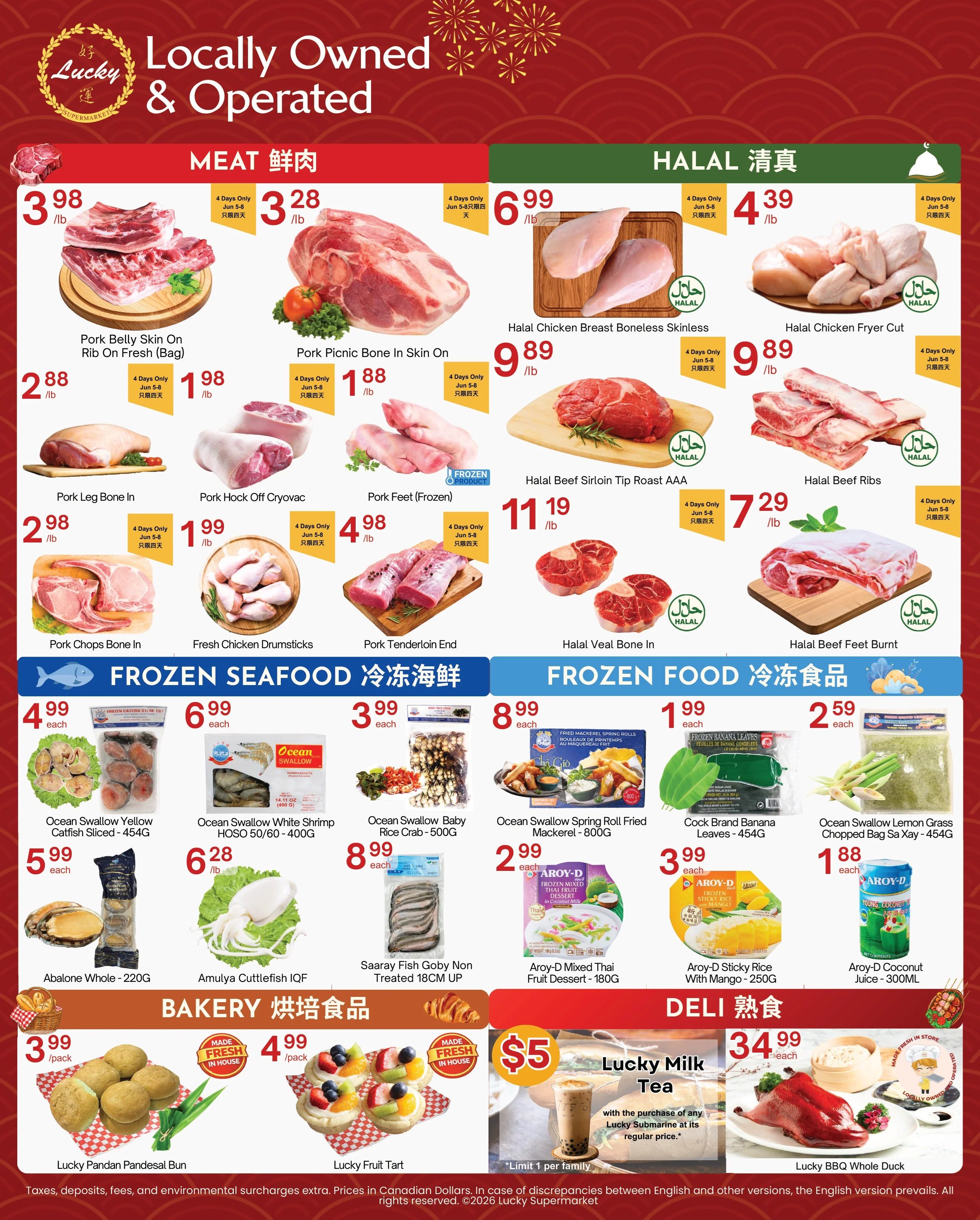 Lucky Supermarket (Surrey) Flyer June 5 to 11