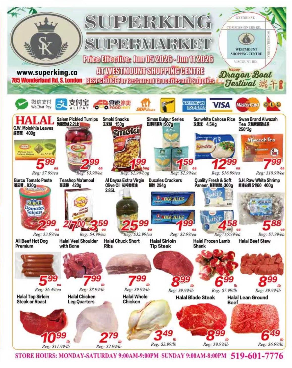Superking Supermarket (London) Flyer June 5 to 11