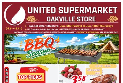 United Supermarket (Oakville) Flyer June 5 to 11
