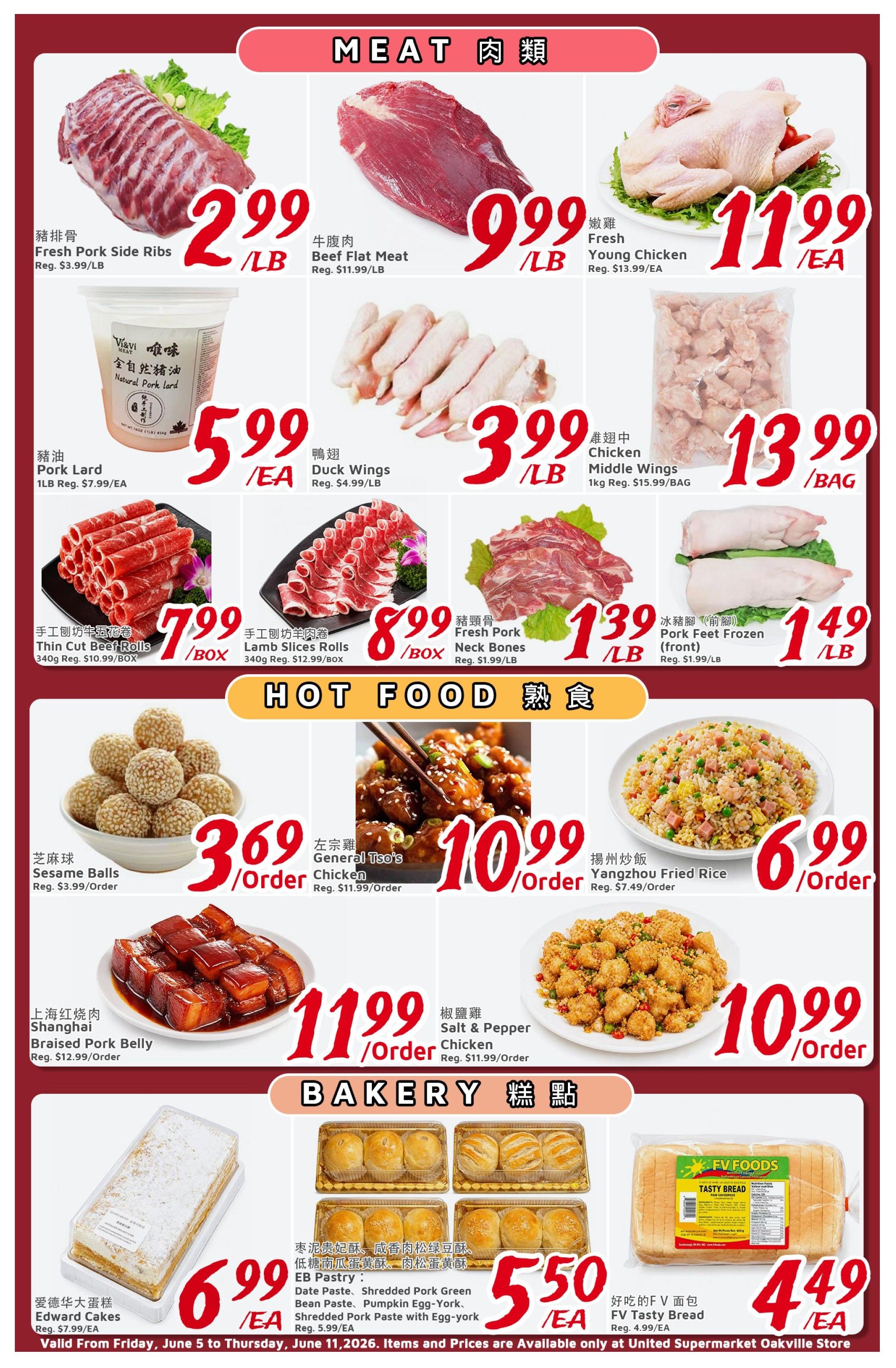 United Supermarket (Oakville) Flyer June 5 to 11