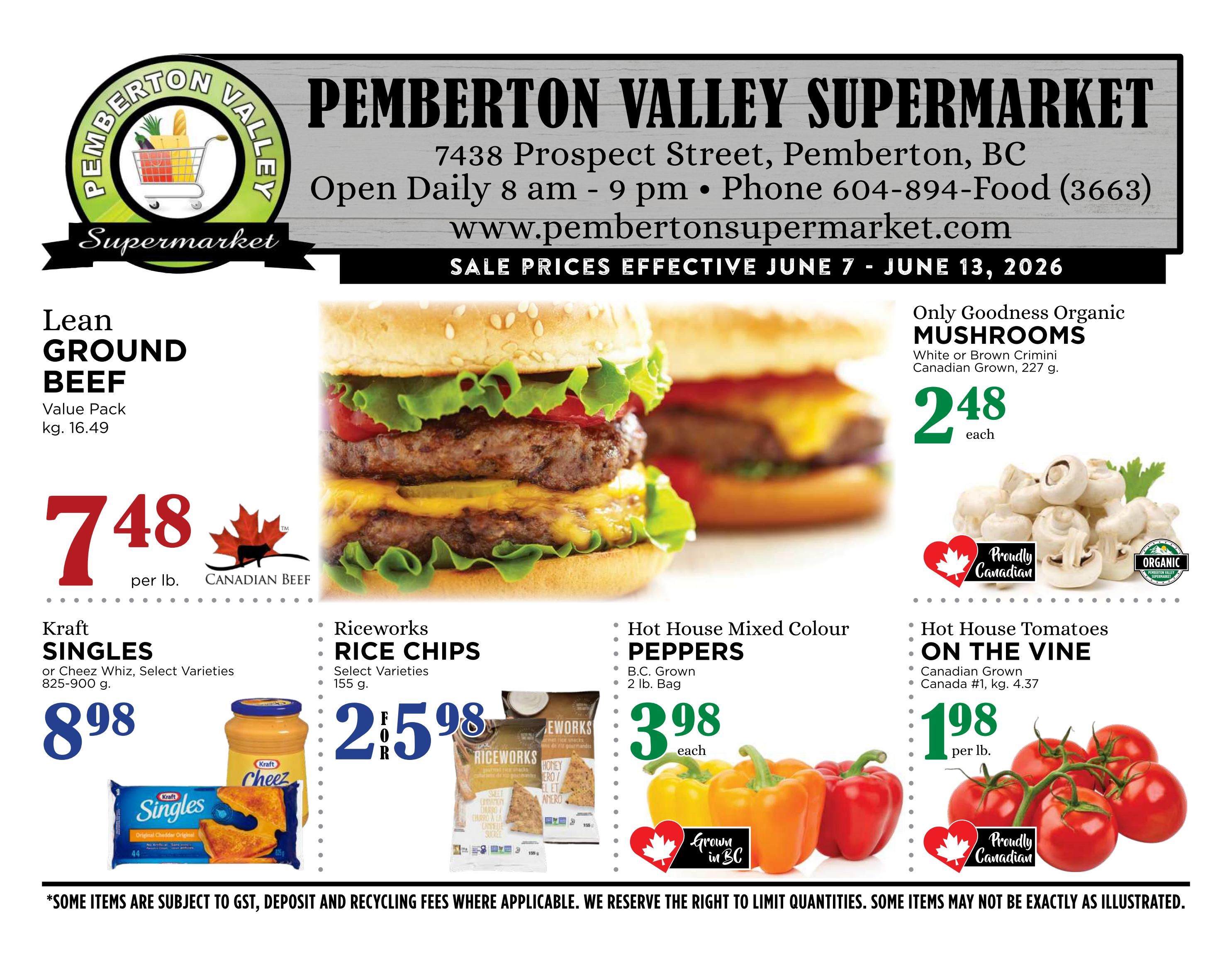 Pemberton Valley Supermarket Flyer June 7 to 13