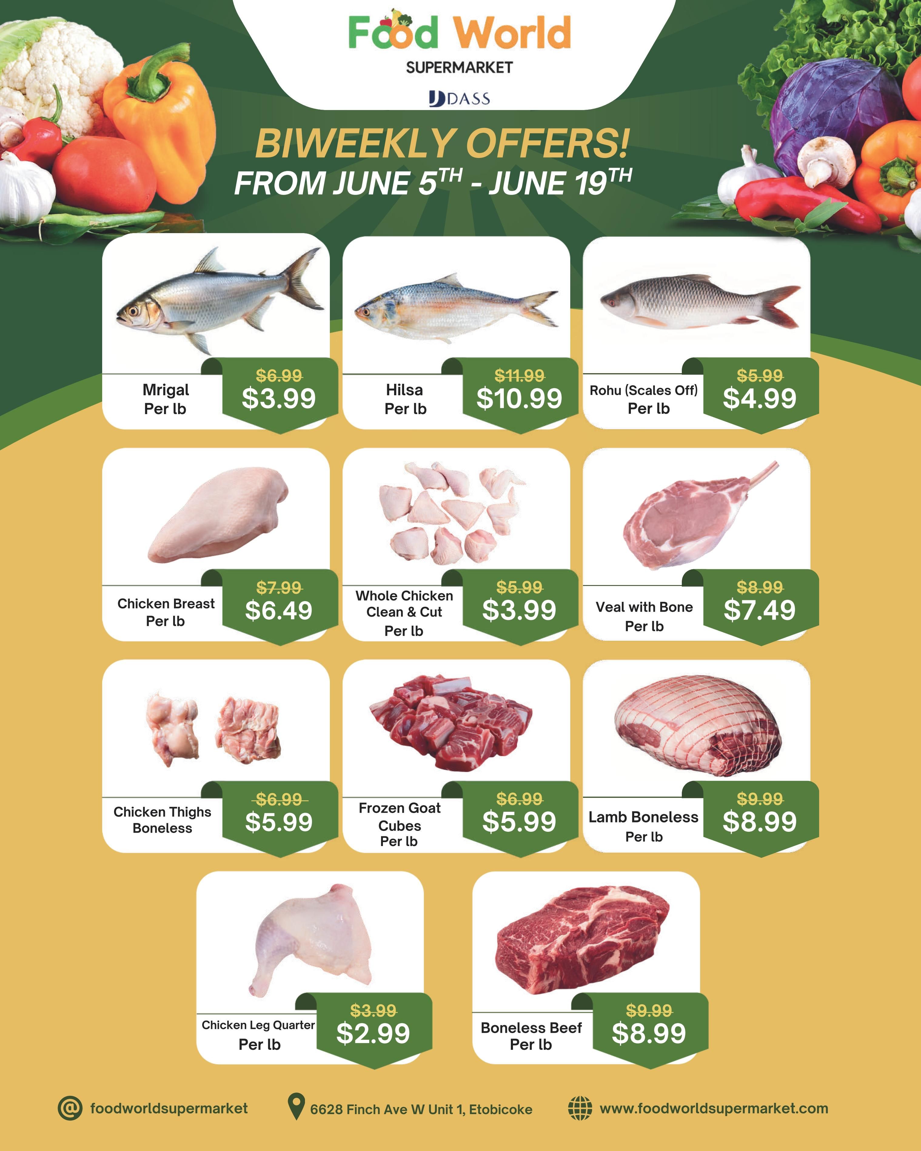 Food World Supermarket Flyer June 5 to 19