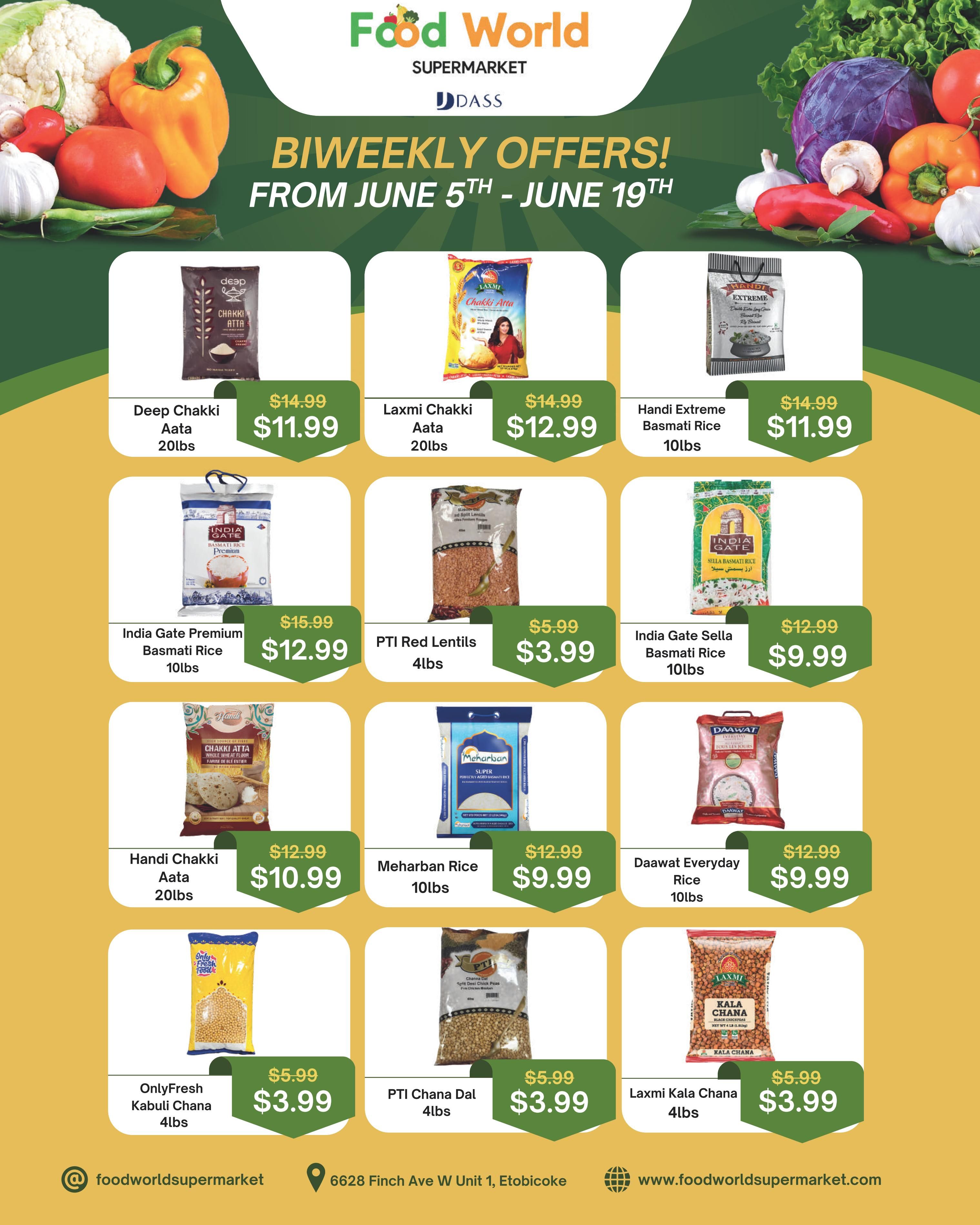 Food World Supermarket Flyer June 5 to 19
