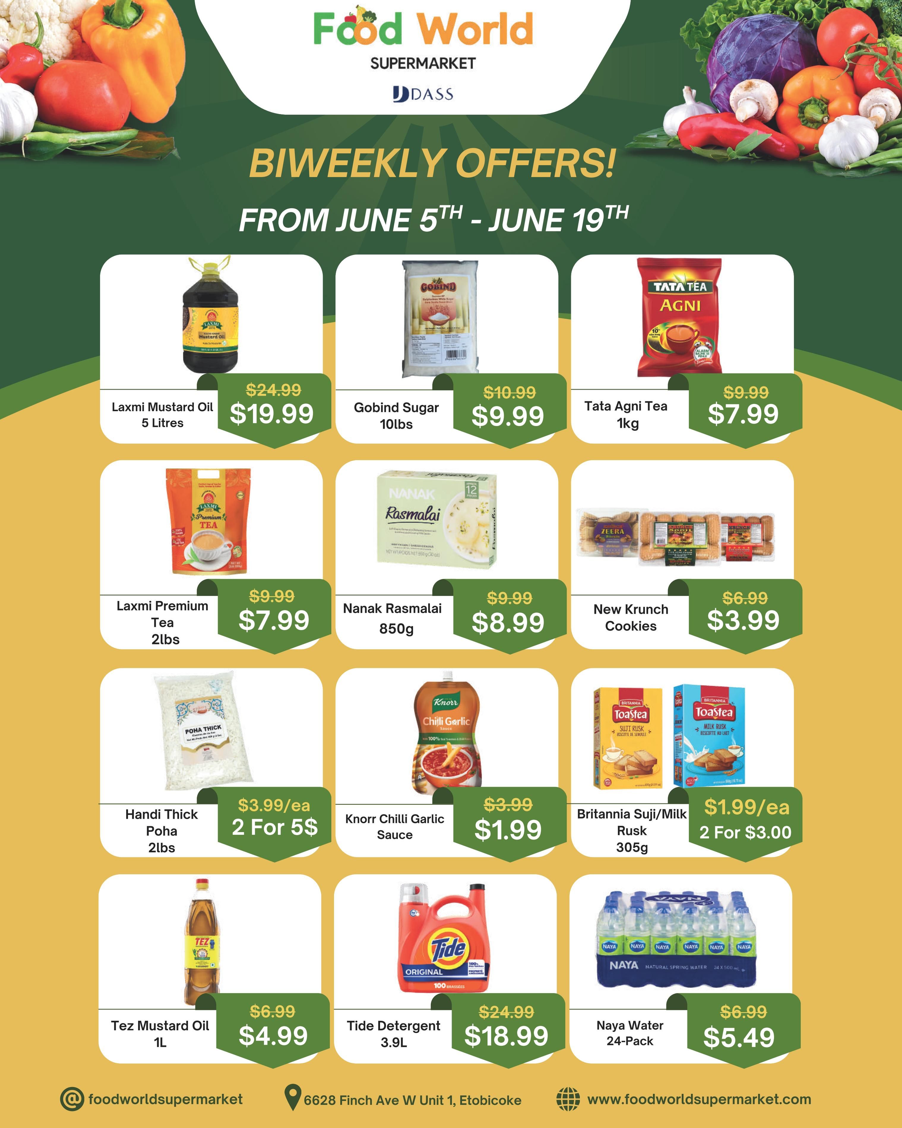 Food World Supermarket Flyer June 5 to 19