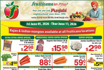 Fruiticana (Kelowna) Flyer June 5 to 11
