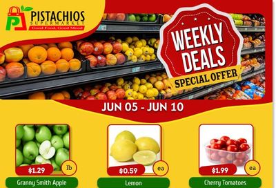 Pistachios Supermarket Flyer June 5 to 10
