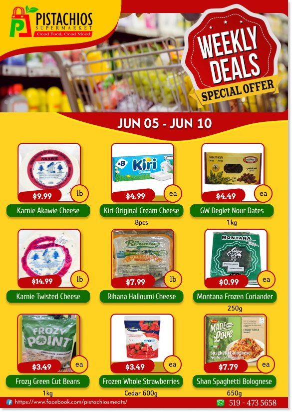 Pistachios Supermarket Flyer June 5 to 10
