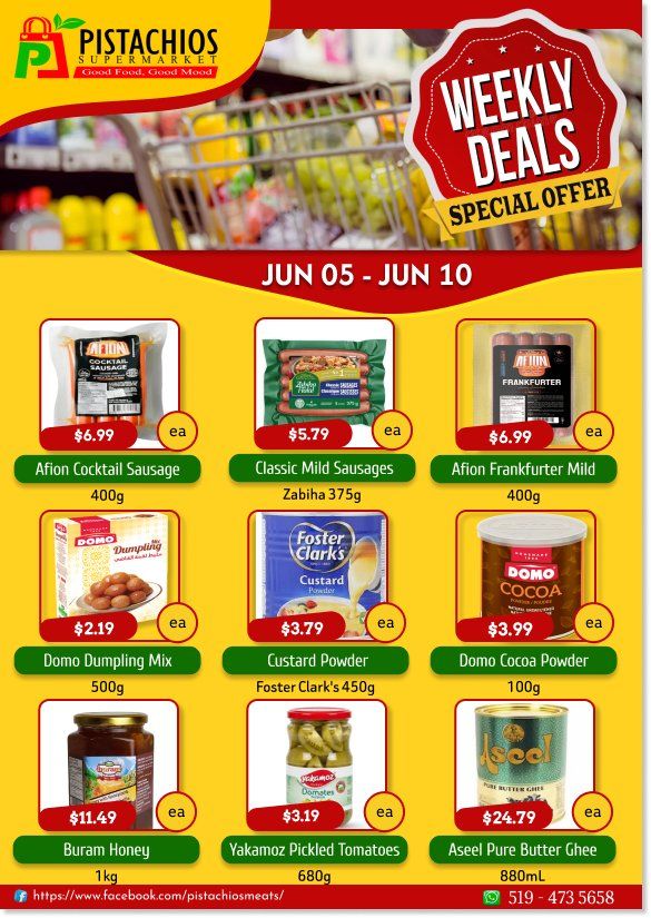 Pistachios Supermarket Flyer June 5 to 10