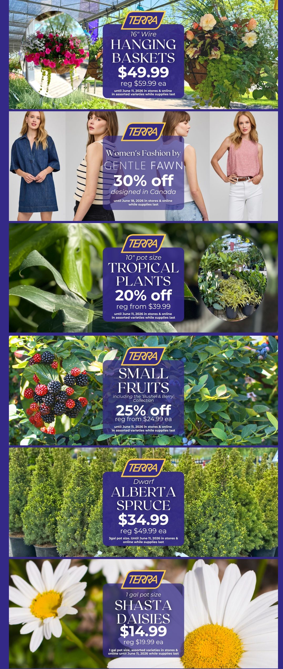 Terra Greenhouses Flyer June 5 to 11
