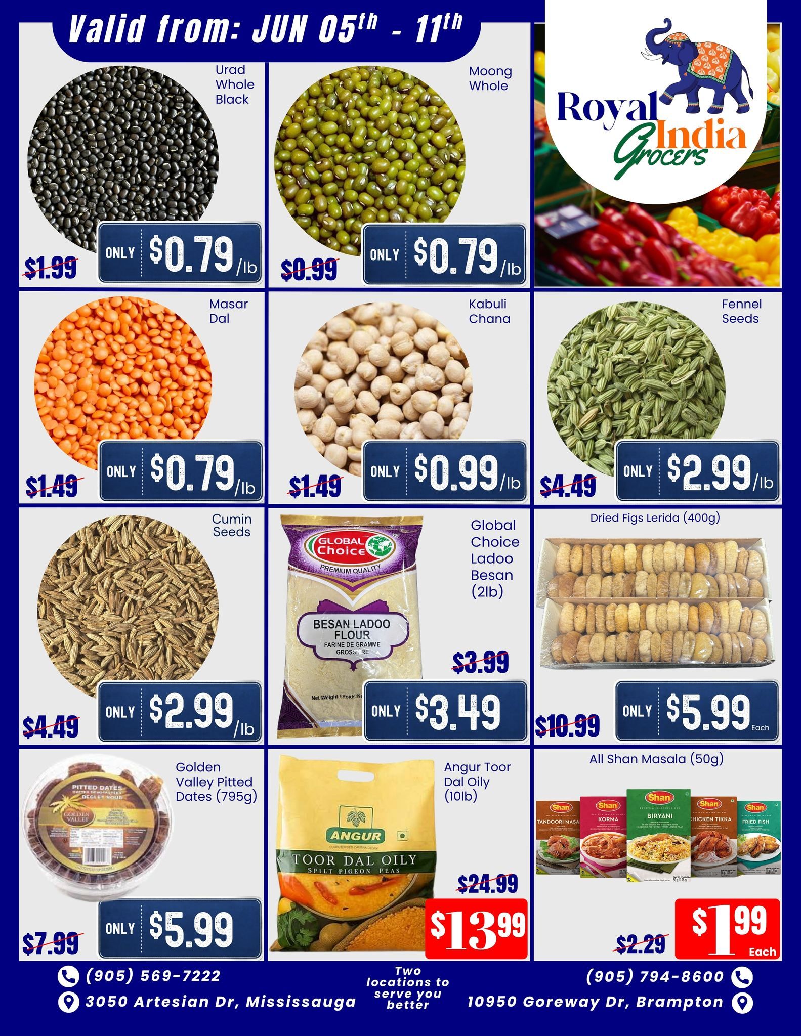 Royal India Grocers Flyer June 5 to 11