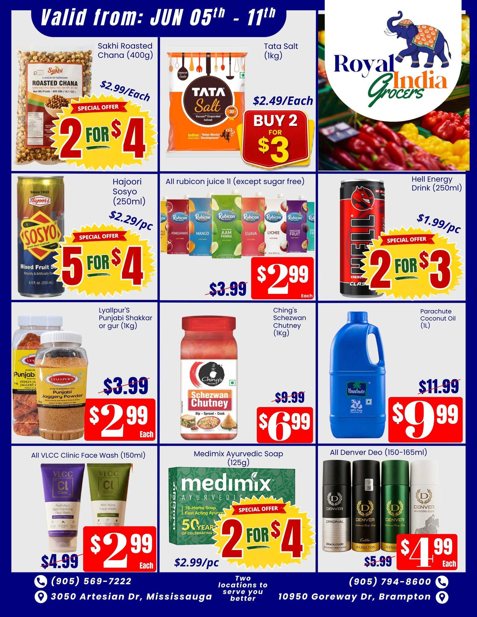 Royal India Grocers Flyer June 5 to 11