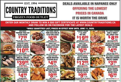 Country Traditions Flyer June 4 to 11