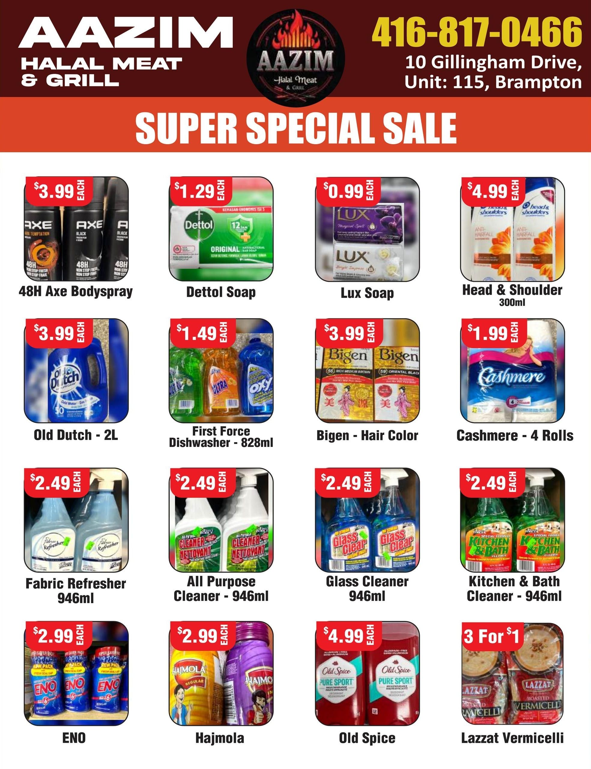 Aazim Halal Meat & Grill Flyer June 4 to 10