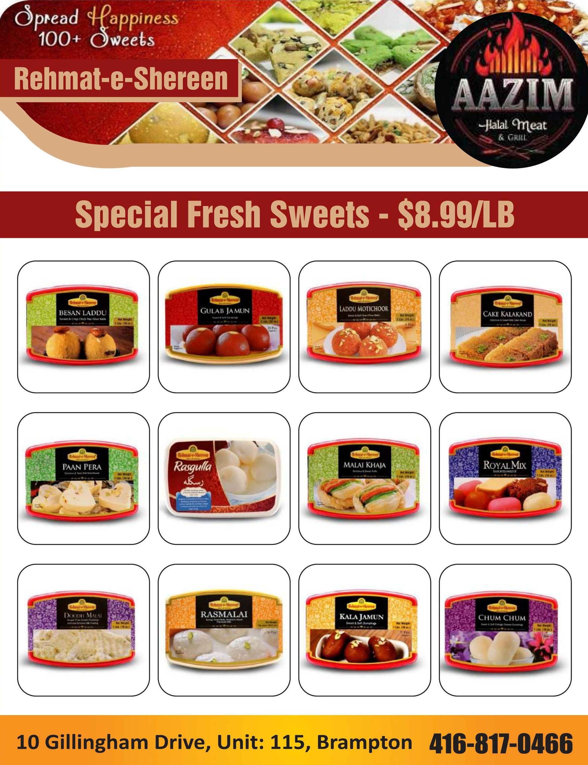 Aazim Halal Meat & Grill Flyer June 4 to 10