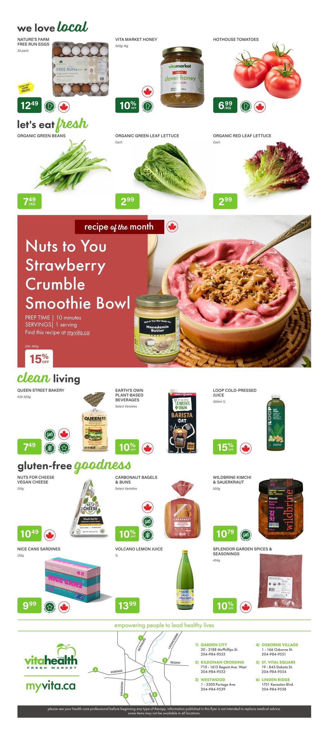 Vita Health Fresh Market Flyer June 4 to 24