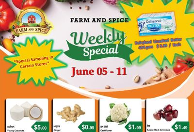Farm And Spice Grocers Flyer June 5 to 11