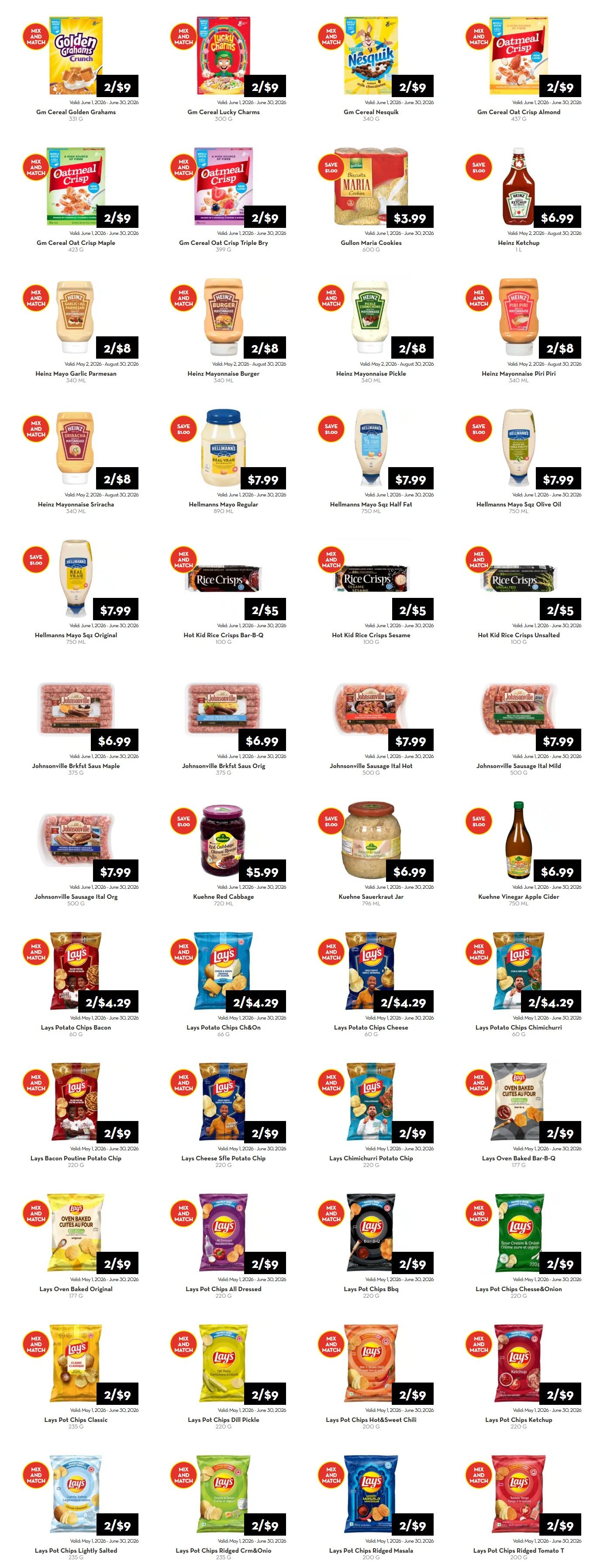 Rabba In-Store Deals June 1 to 30