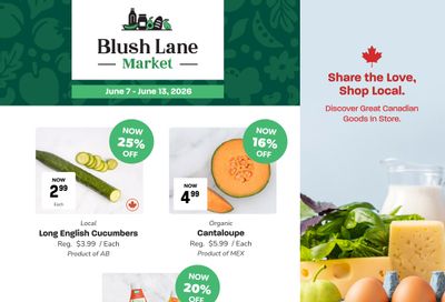 Blush Lane Organic Market Flyer June 7 to 13